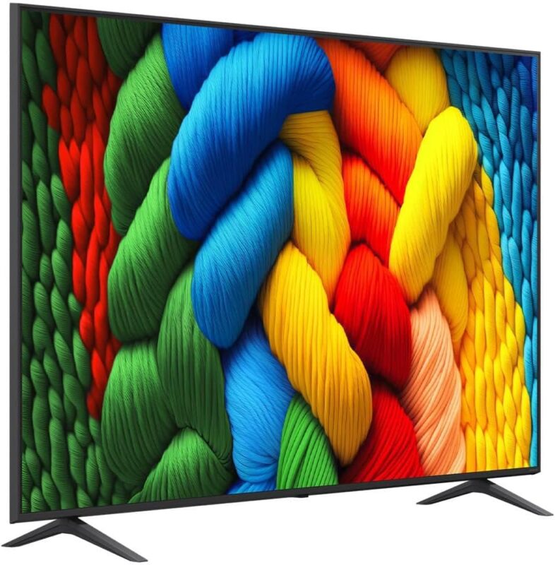 LG 75NANO80A6B TV 75 Zoll (190 cm) 4K NanoCell AI TV (α7 Gen8 4K AI Prozessor, webOS 25, 60Hz) [Modelljahr 2025]