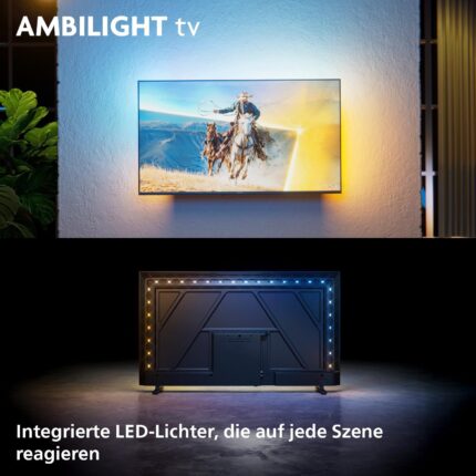 PHILIPS Ambilight TV 40PQS6901/12 40 Zoll FHD QLED Smart-TV, 2026