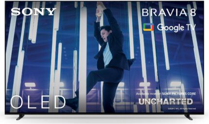 Sony BRAVIA 8 OLED 55 Zoll 4K HDR Google Smart TV | Gaming Features,IMAX Enhanced, Dolby Vision Atmos, Chromecast, Apple AirPlay, 120Hz 55XR80