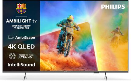 PHILIPS Ambilight TV 55PQS8501/12 55 Zoll 4K QLED Smart-TV