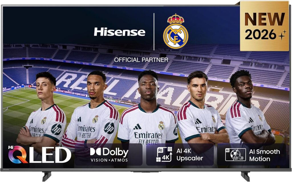 Hisense TV 55E7S (2026) 55" VA QLED 4K UHD Preta